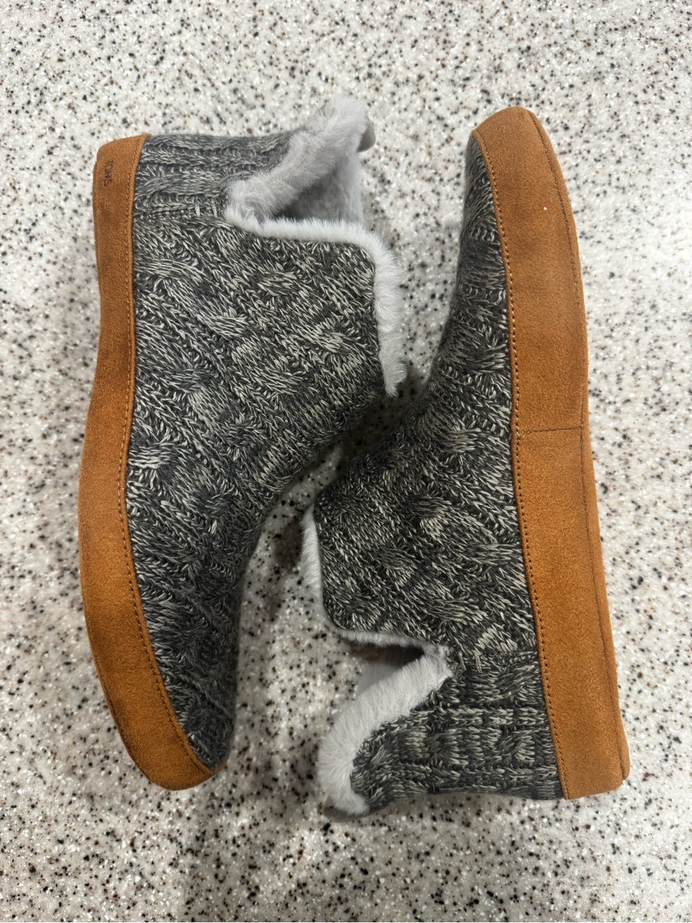 TOMS bootie slippers